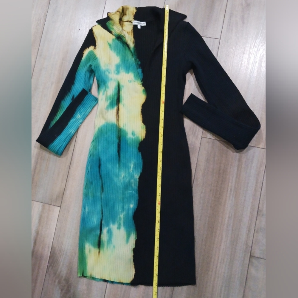 COTON CITIZEN Dress  size XS, multi color,  Long sleeve.
